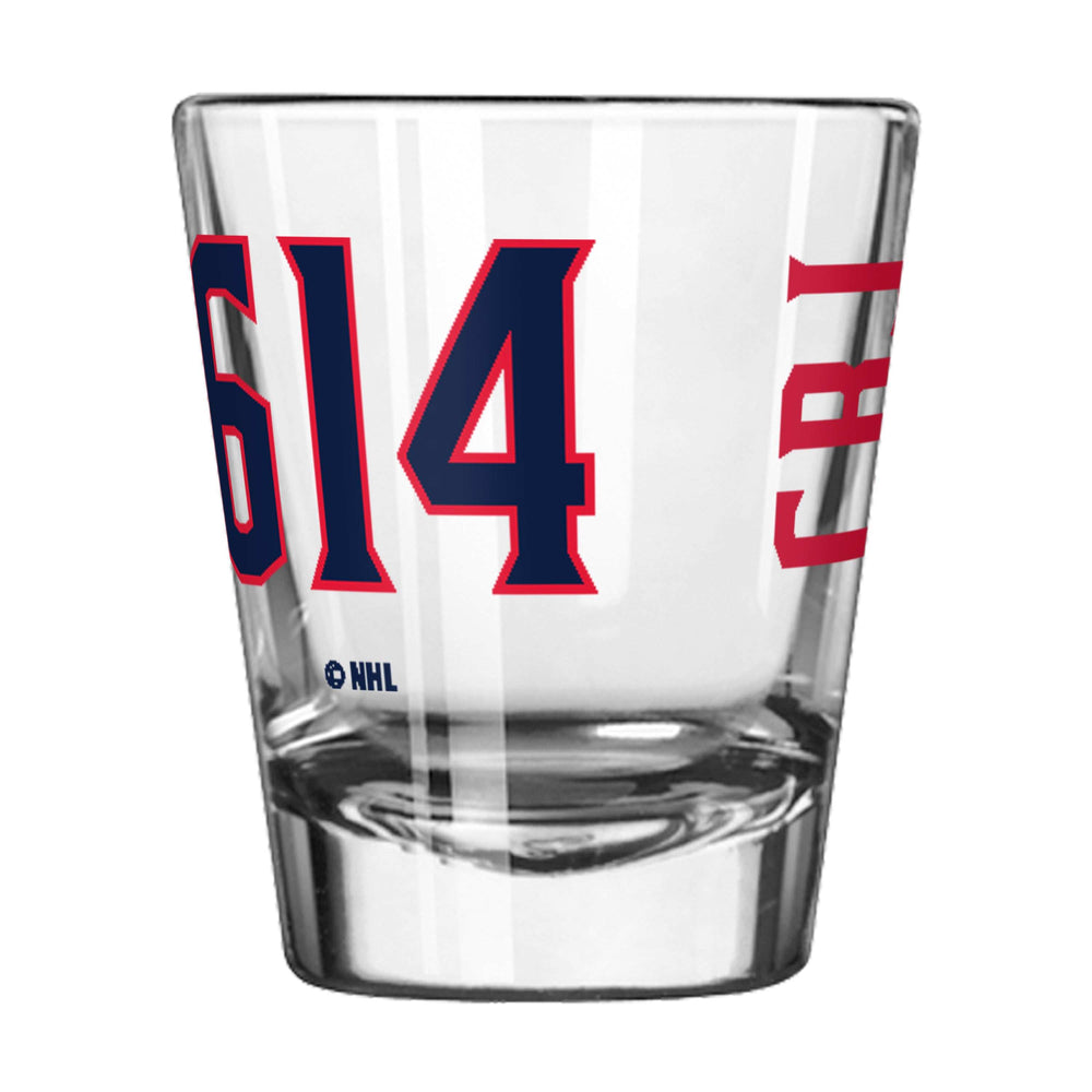 Columbus Blue Jackets 614 2oz Gameday Shot Glass - Logo Brands - Flyclothing LLC