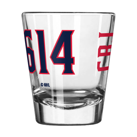 Columbus Blue Jackets 614 2oz Gameday Shot Glass - Logo Brands - Flyclothing LLC