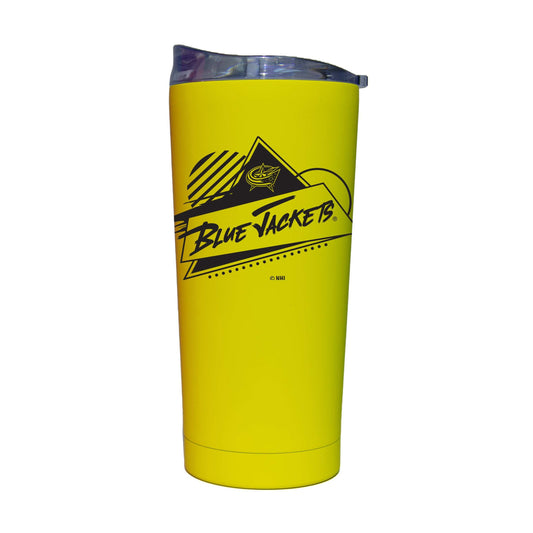 Columbus Blue Jackets 20oz Cru Rad Soft Touch Tumbler - Logo Brands - Flyclothing LLC