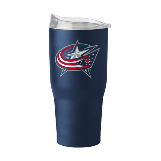 Columbus Blue Jackets 30oz Flipside Powder Coat Tumbler - Logo Brands - Flyclothing LLC