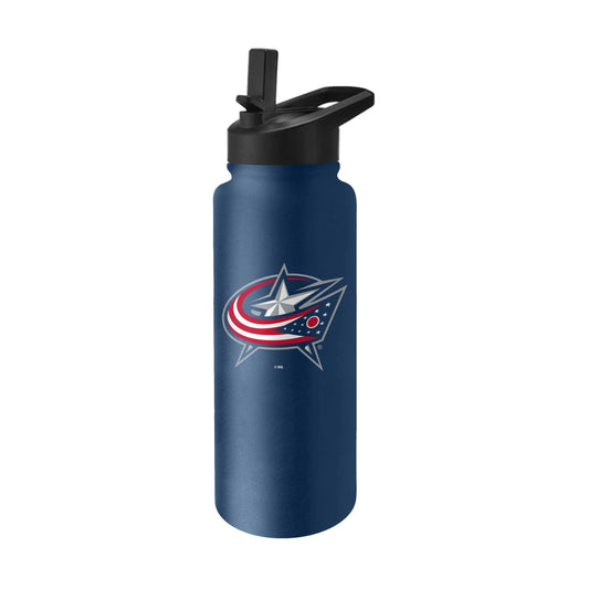 Columbus Blue Jackets 34oz Logo Quencher Bottle - Logo Brands - Flyclothing LLC