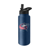 Columbus Blue Jackets 34oz Logo Quencher Bottle - Logo Brands - Flyclothing LLC
