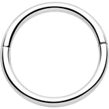 20G Implant Grade Titanium Half Closure Hinged Segment Ring - BodyCandy - Flyclothing LLC