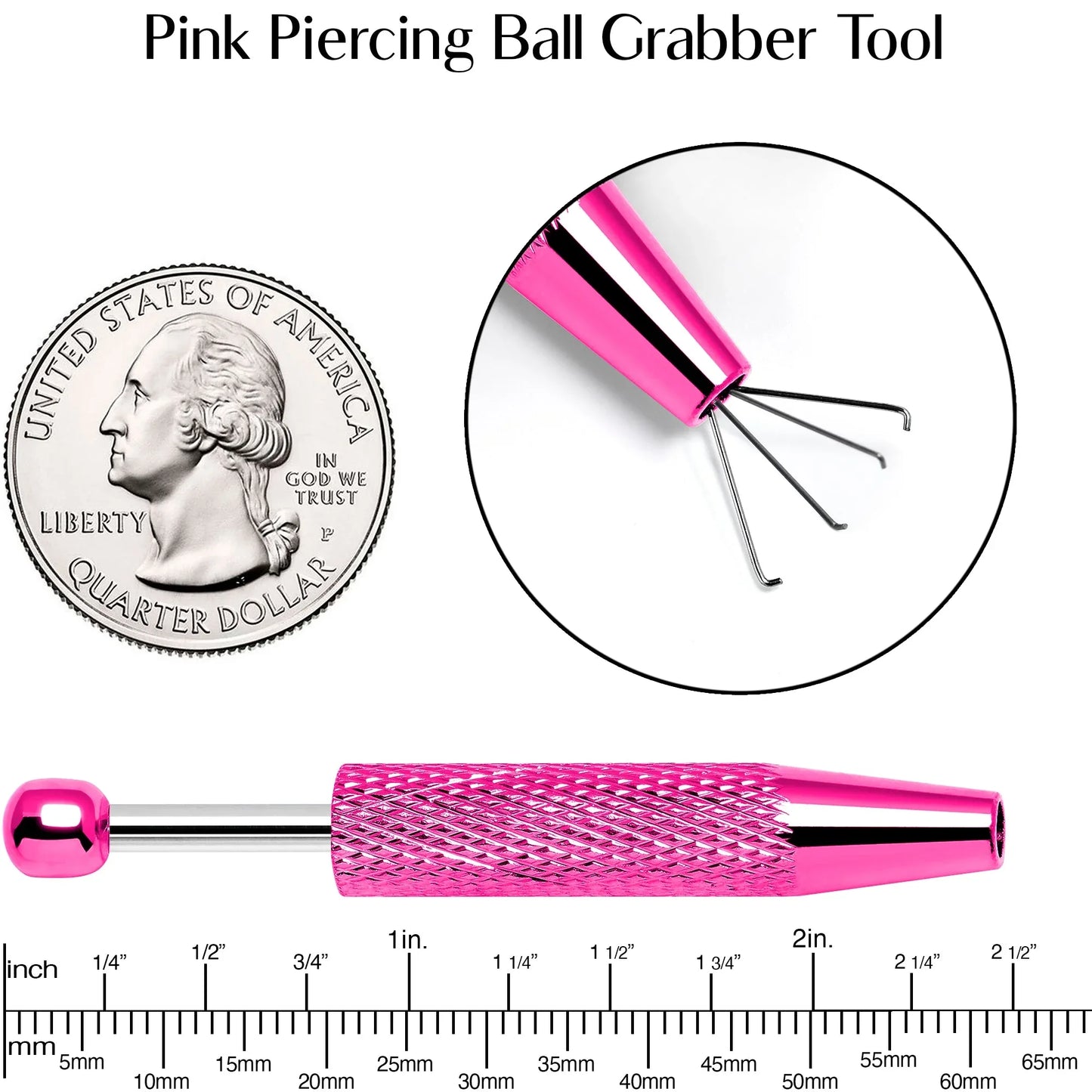 Piercing Ball Grabber Tool 2.48 Inch Length - BodyCandy - Flyclothing LLC