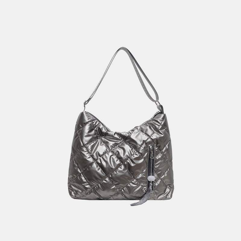 Quilted Nylon Travel Bag - Trendsi - Flyclothing LLC