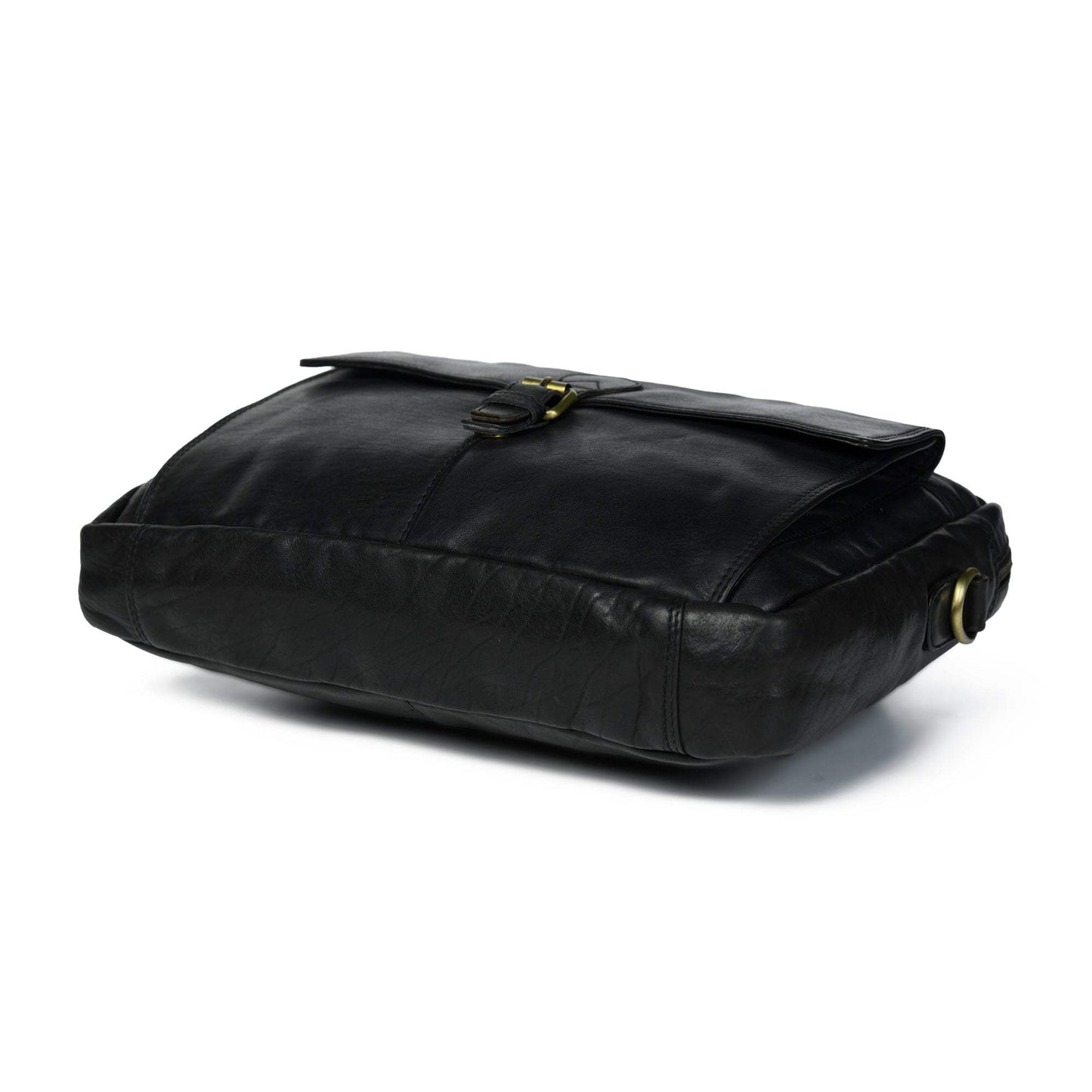 The Modern Briefcase Black - Classy Leather Bags - Flyclothing LLC
