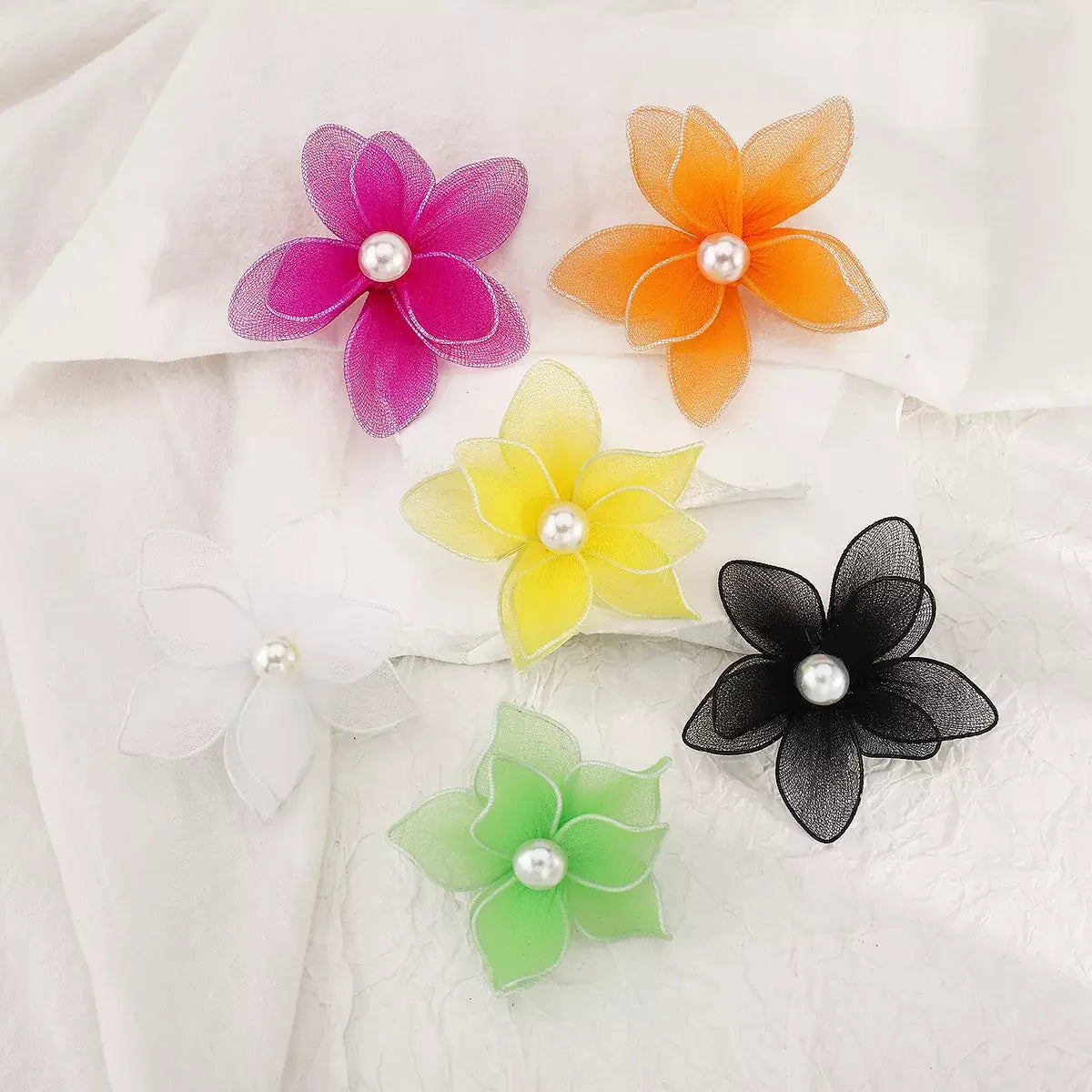 Flower Pearl Stud Earrings - Trendsi - Flyclothing LLC