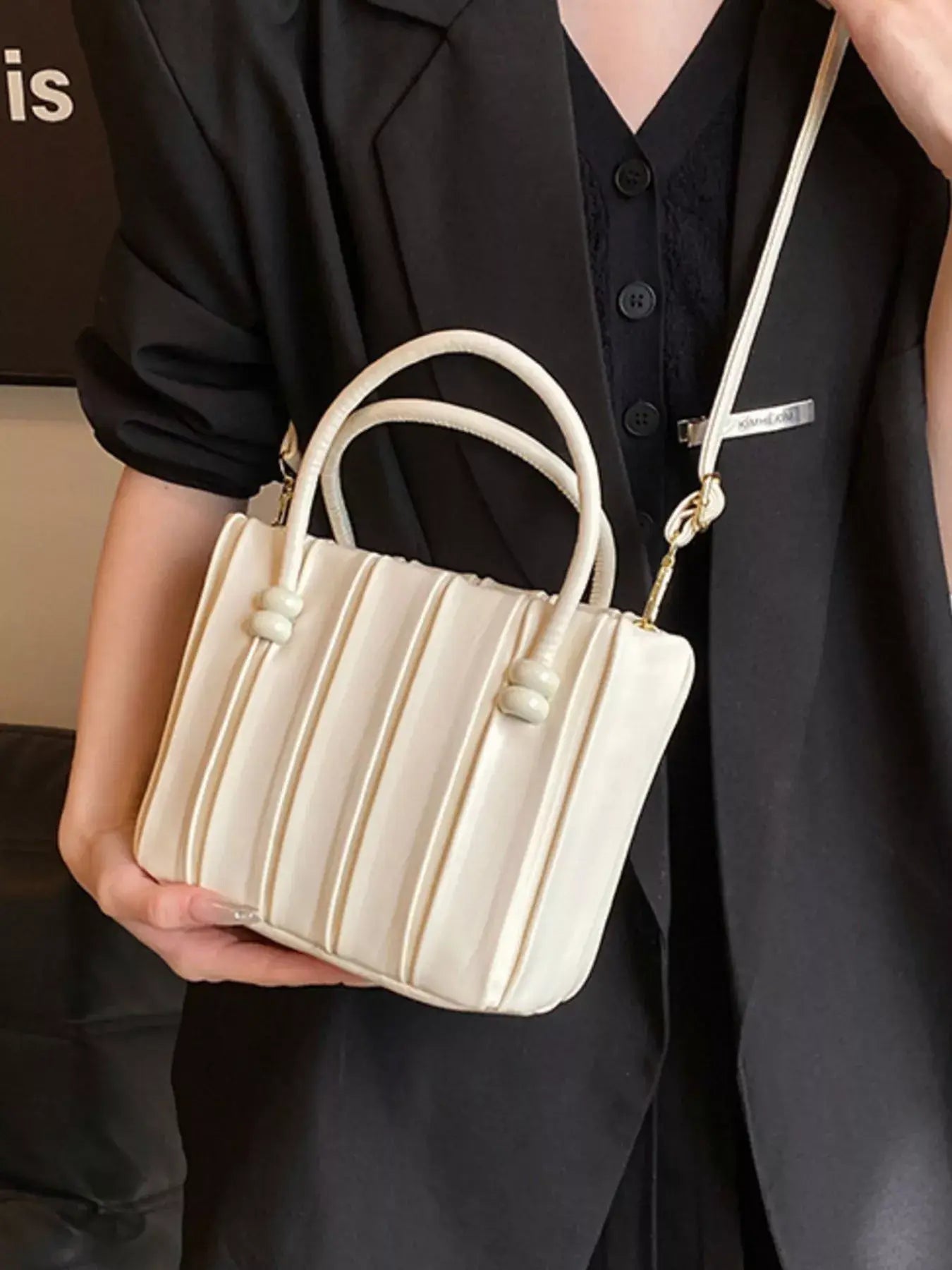 Top-Handle Crossbody Bag - Trendsi - Flyclothing LLC