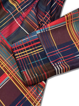 Plaid Long Sleeve Shirt Dress - Trendsi - Flyclothing LLC