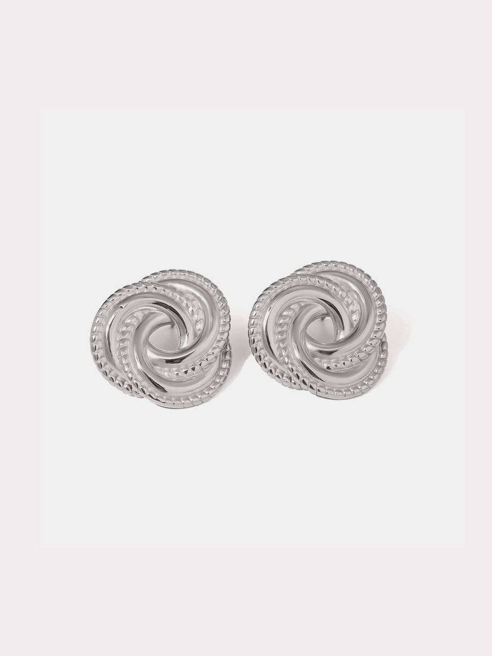 Stainless Steel Volution Stud Earrings - Trendsi - Flyclothing LLC
