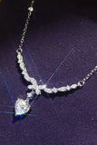 1 Carat 925 Sterling Silver Moissanite Necklace - Trendsi