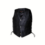 1018.SL - Boys Premium Leather Vest – Classic Style
