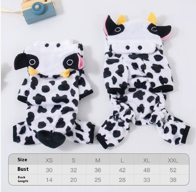 Fleece-lined Thermal Coral Fleece Pig Pet Costume Cat Clothes Small Dog - My Store - Flyclothing LLC