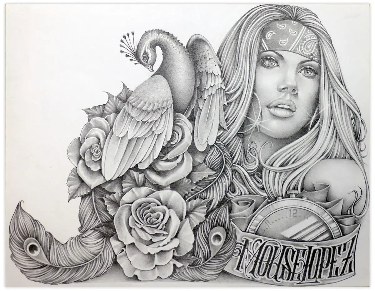 Black Market Art Company 80& Girl Print - Black Market Art Company - Flyclothing LLC