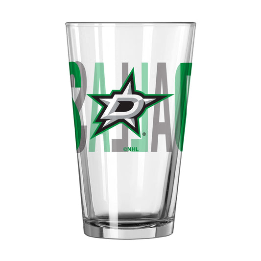 Dallas Stars 16oz Overtime Pint Glass - Logo Brands - Flyclothing LLC