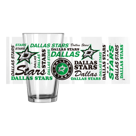 Dallas Stars 16oz Spirit Pint Glass - Logo Brands - Flyclothing LLC