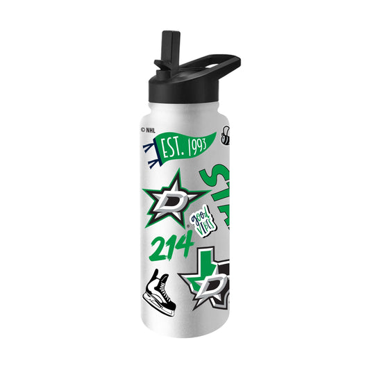 Dallas Stars 34oz Native Quencher Bottle - Logo Brands - Flyclothing LLC