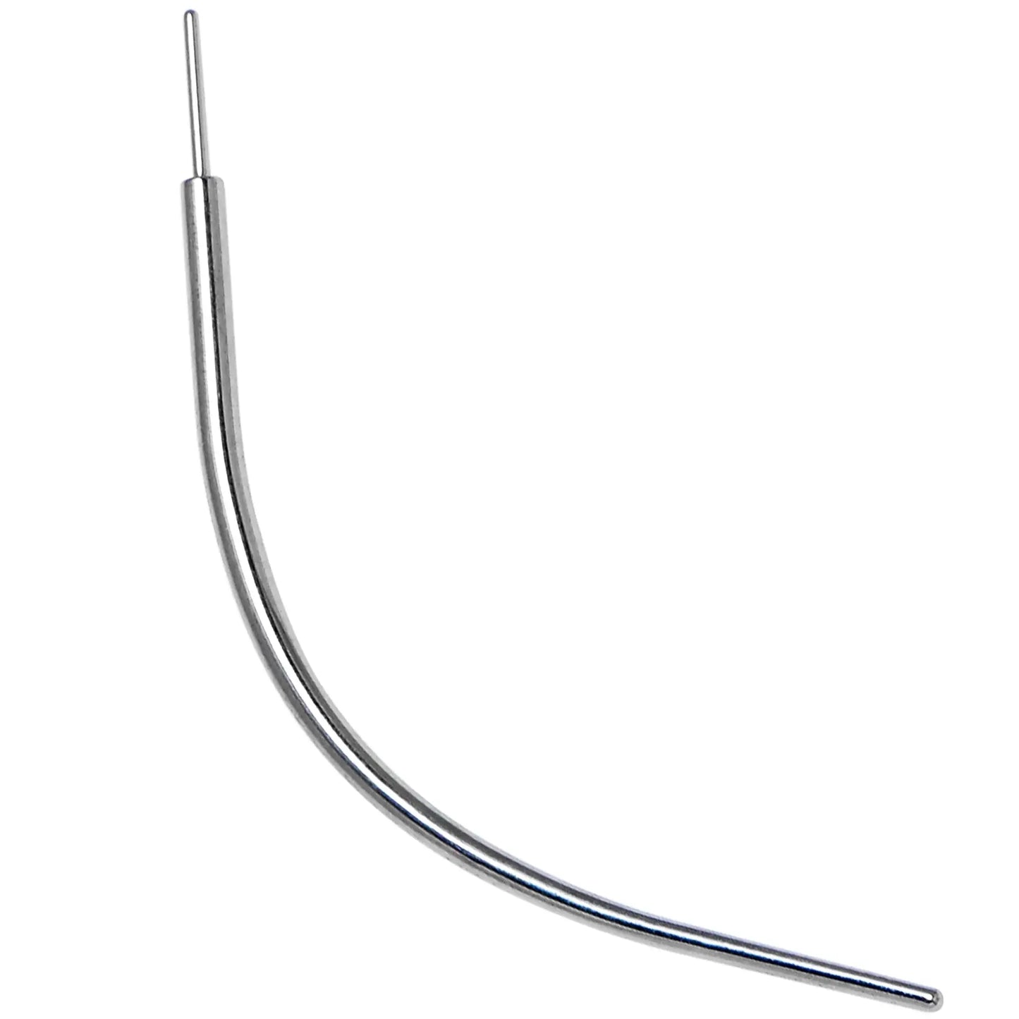 Stainless Steel Curved Insertion Tool, Threadless Insertion Pin Taper - BodyCandy - Flyclothing LLC