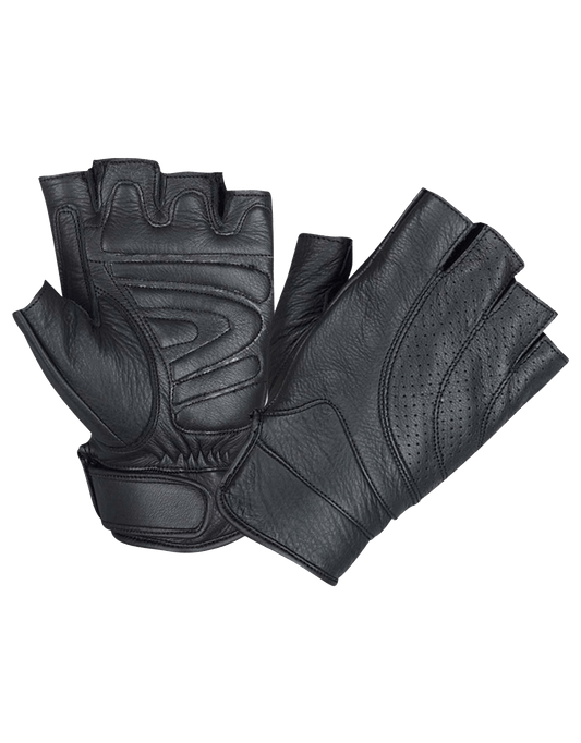 8101.00 - Mens Fingerless Leather Gloves