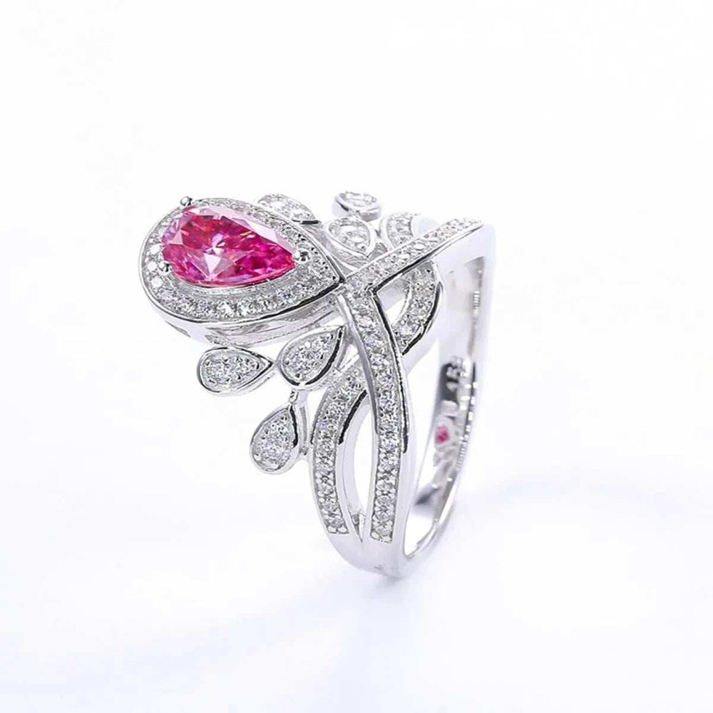 1 Carat Moissanite 925 Sterling Silver Ring - Trendsi - Flyclothing LLC