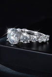8 Carat Moissanite 925 Sterling Silver Ring - Trendsi