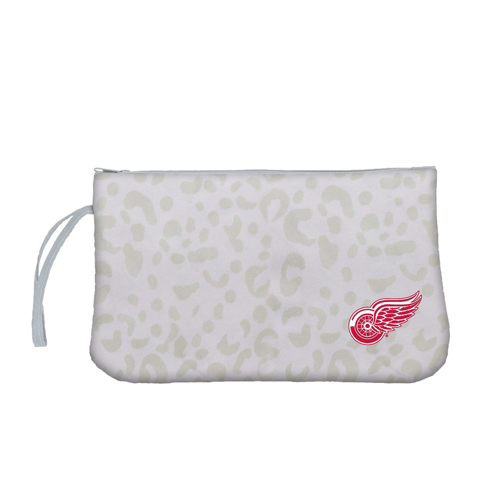 Detroit Red Wings Leopard Print Wristlet - Logo Brands - Flyclothing LLC