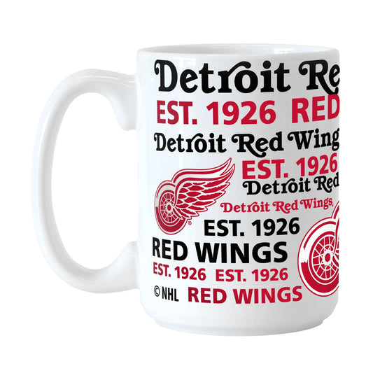 Detroit Red Wings 15oz Spirit Sublimated Mug - Logo Brands - Flyclothing LLC