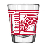 Detroit Red Wings 2oz Hero Shot Glass
