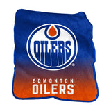 Edmonton Oilers Raschel Throw