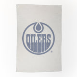 Edmonton Oilers Oversized Logo Sublimated Sweatshirt Blanket