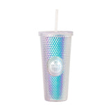 Edmonton Oilers 24oz Iridescent Studded Tumbler