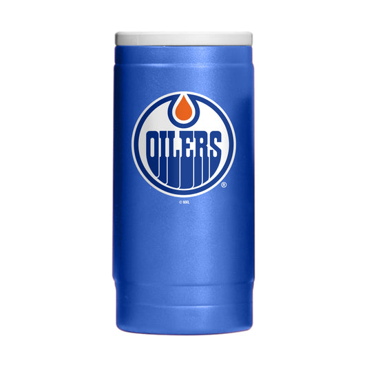 Edmonton Oilers 12oz Flipside Powdercoat SlimCan Coolie
