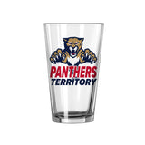 Florida Panthers 16oz Slogan Pint Glass