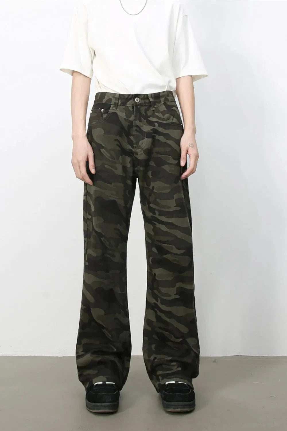 Men's Camouflage Jeans with Pockets - Trendsi - Flyclothing LLC