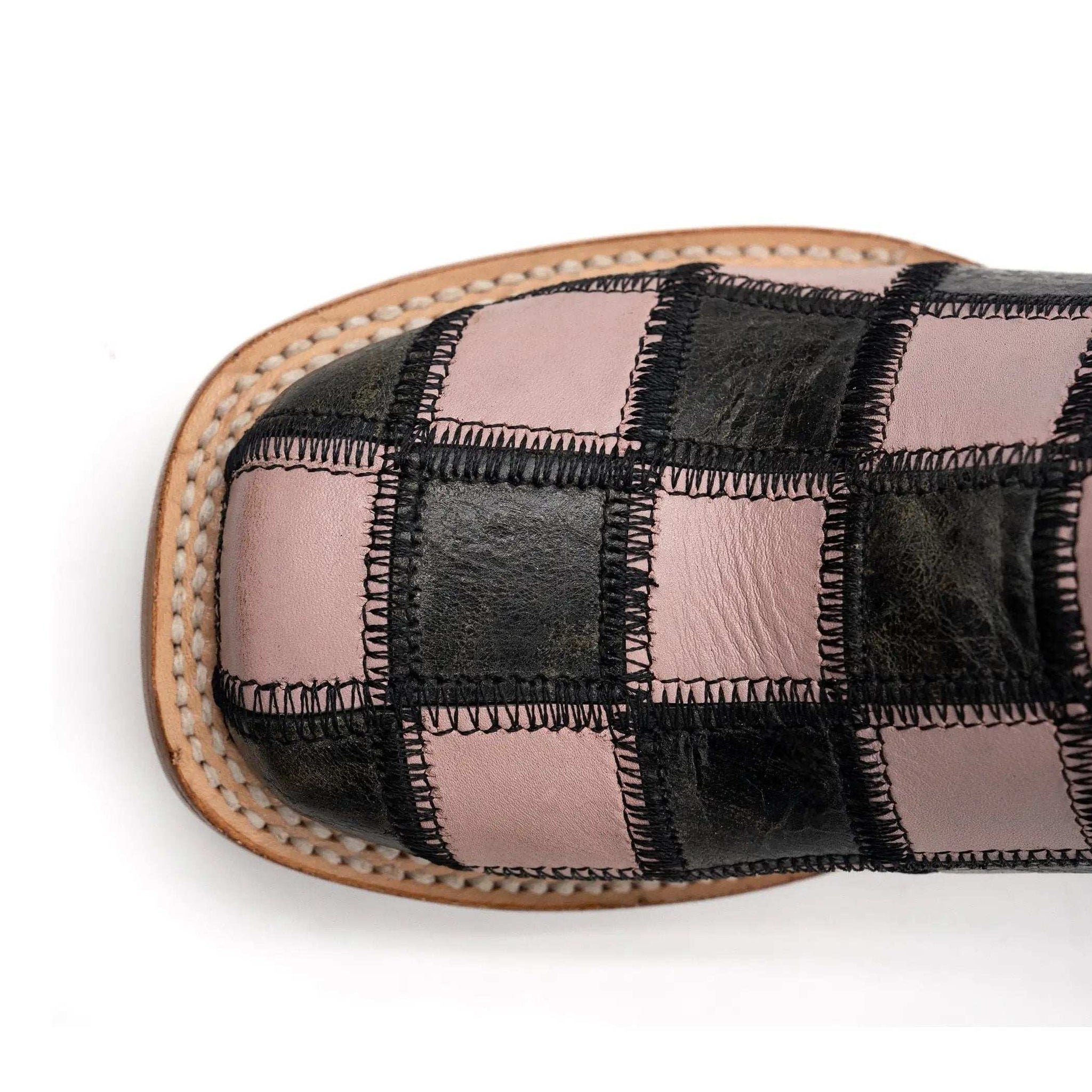 Ferrini Black Patchwork Womens Boot - Ferrini USA Inc. - Flyclothing LLC