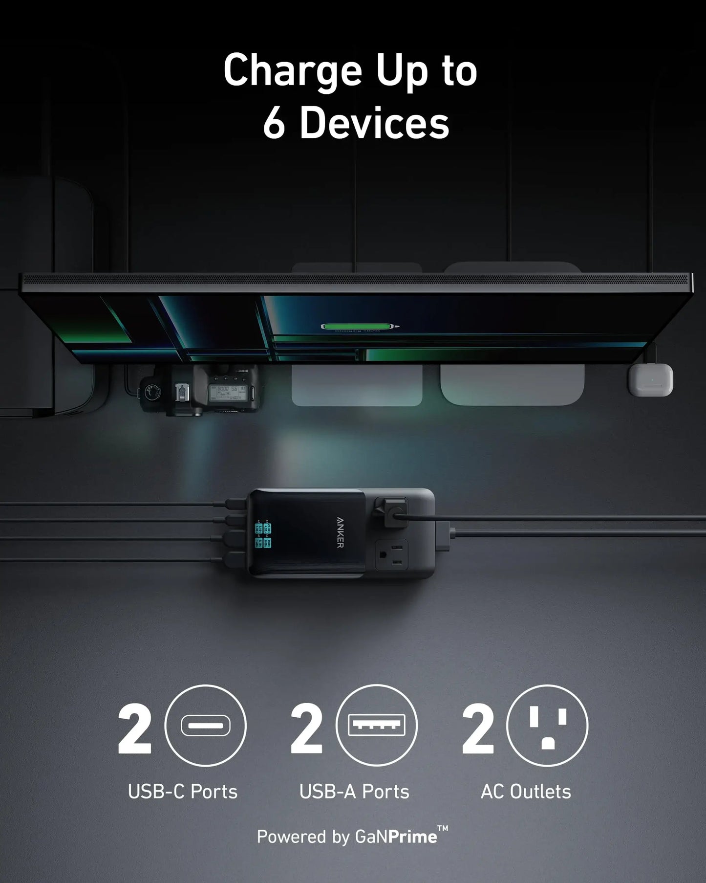 Anker Prime 6-in-1 Charging Station (140W) - Anker - Flyclothing LLC