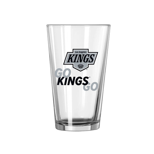 Los Angeles Kings 16oz Slogan Pint Glass - Logo Brands - Flyclothing LLC