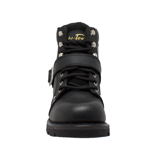 RideTecs Women's 6" Lace Zipper Boot Black