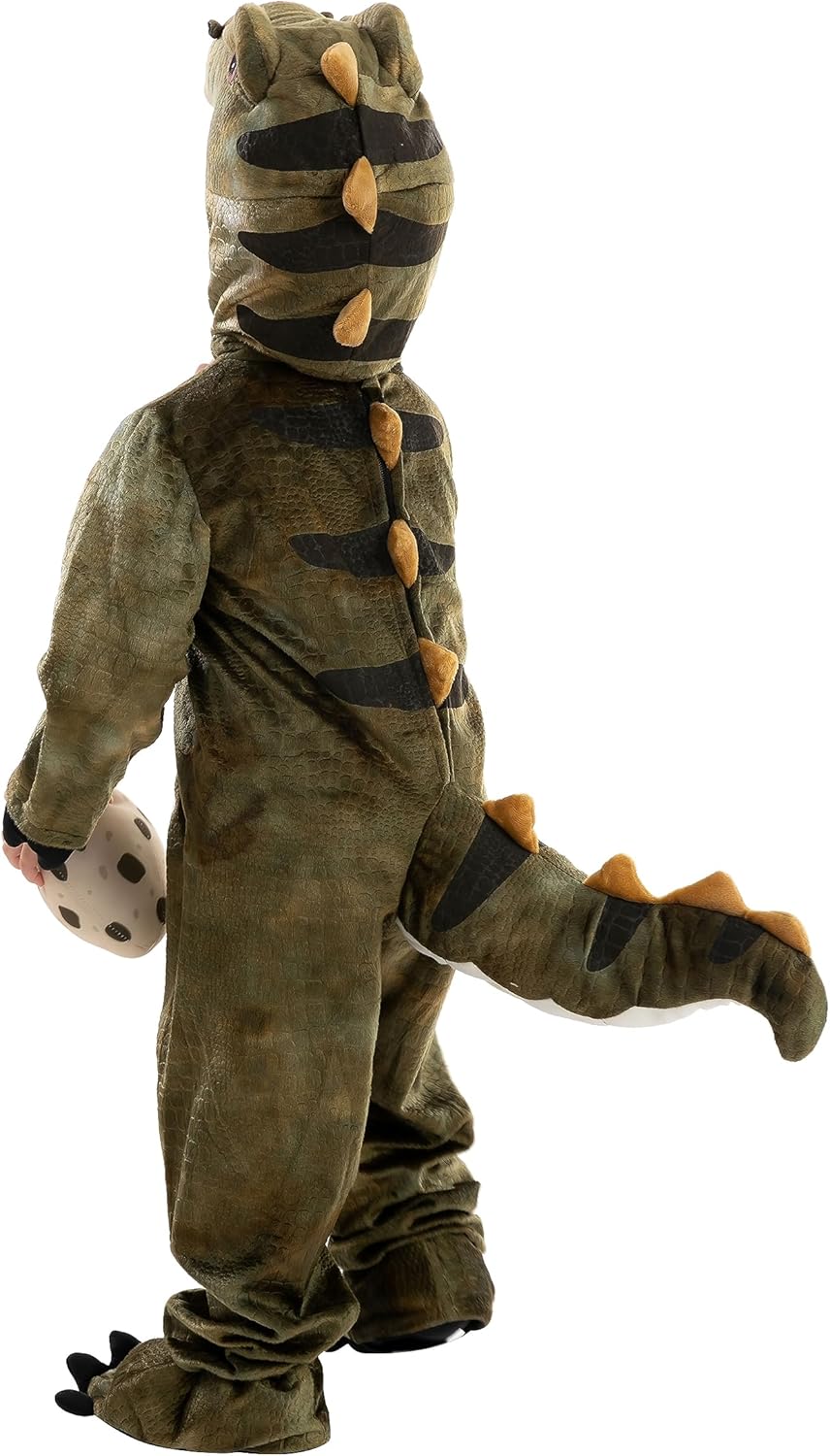 Realistic T-rex Costume Outfit Dinosaur Jumpsuit with Egg for Kids Toddler Halloween Dress-up Party - SHOMICOBOUTIQUE - Flyclothing LLC