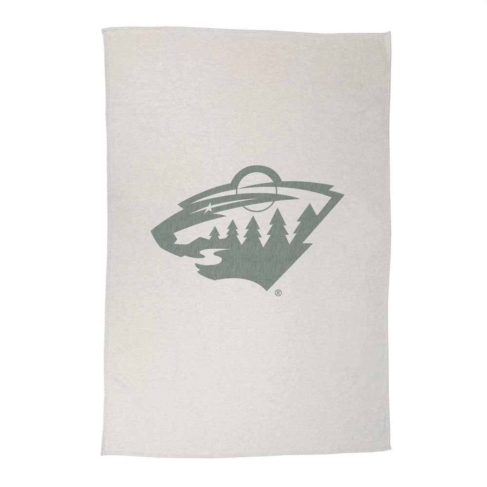 Minnesota Wild Oversized Logo Sublimated Sweatshirt Blanket - Logo Brands - Flyclothing LLC
