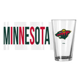 Minnesota Wild 16oz Overtime Pint Glass - Logo Brands - Flyclothing LLC
