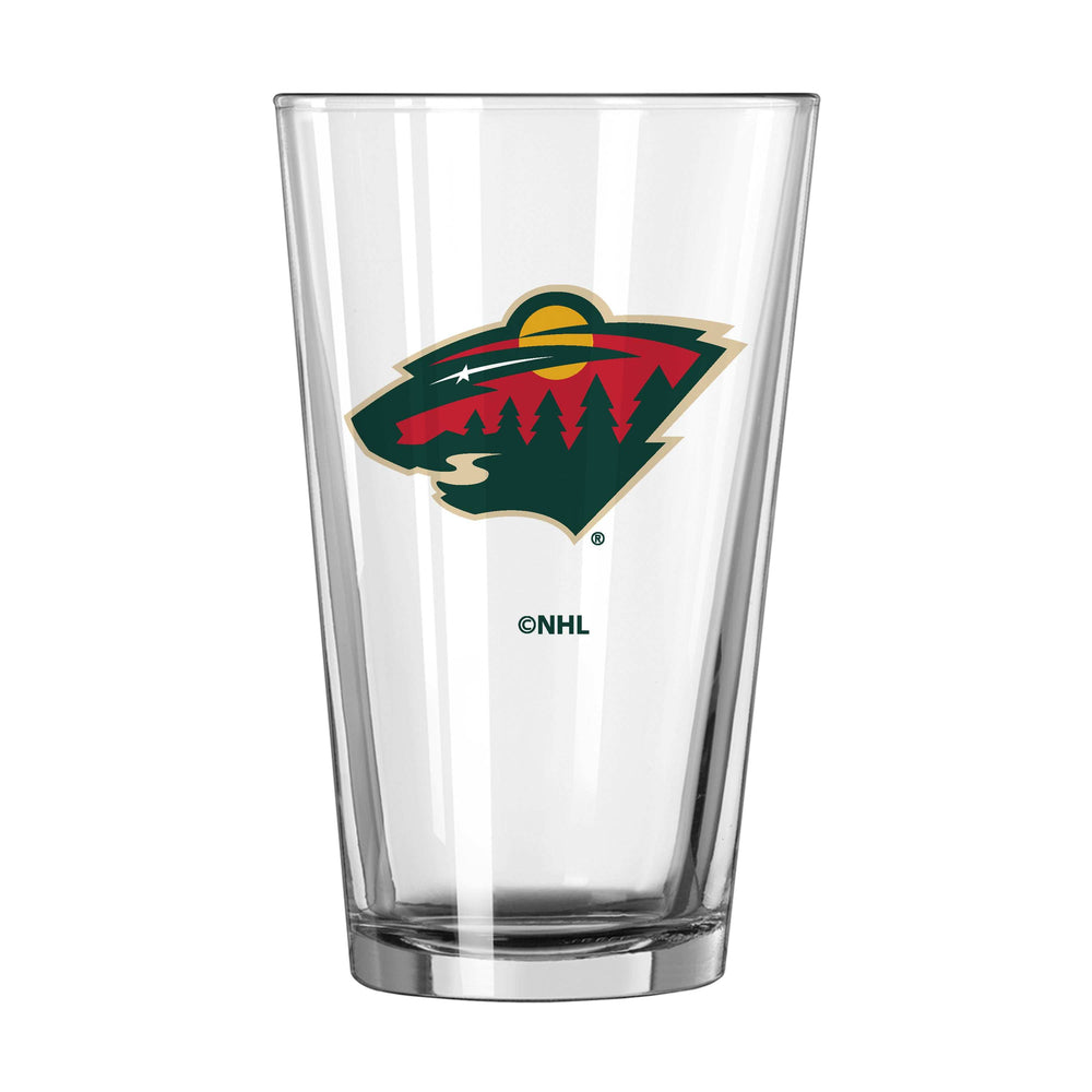Minnesota Wild 16oz Overtime Pint Glass - Logo Brands - Flyclothing LLC
