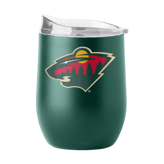 Minnesota Wild 16oz Flipside Powder Coat Curved Bev - Logo Brands - Flyclothing LLC