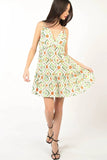 VERY J Floral Back Smocked Ruffled Mini Dress - Trendsi