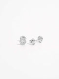 925 Sterling Silver Zircon Star Stud Earrings - Trendsi - Flyclothing LLC