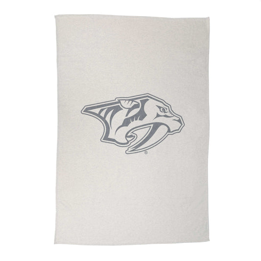 Nashville Predators Oversized Logo Sublimated Sweatshirt Blanket - Logo Brands - Flyclothing LLC