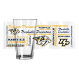 Nashville Predators 16oz Spirit Pint Glass - Logo Brands - Flyclothing LLC