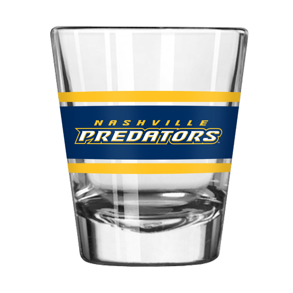 Nashville Predators 2oz Stripe Shot Glass