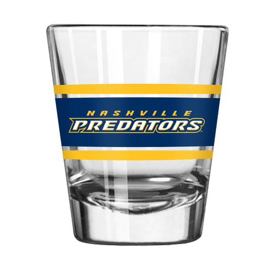 Nashville Predators 2oz Stripe Shot Glass