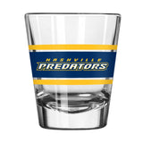 Nashville Predators 2oz Stripe Shot Glass